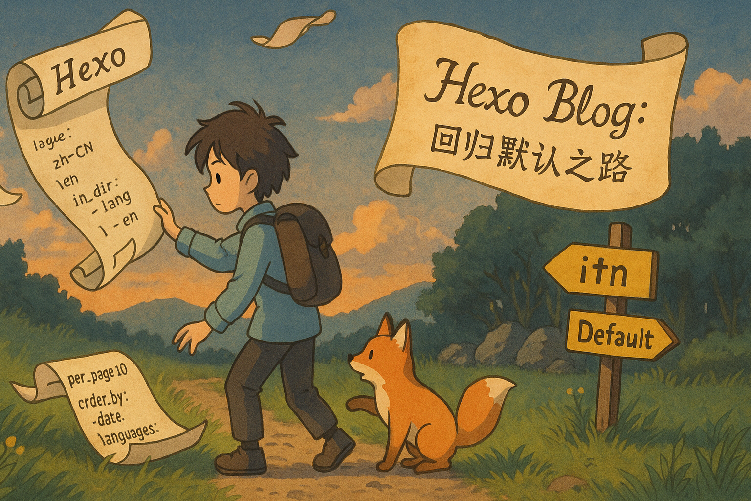 从 Hexo 国际化配置还原为默认状态(Volantis 主题完整修复指南)